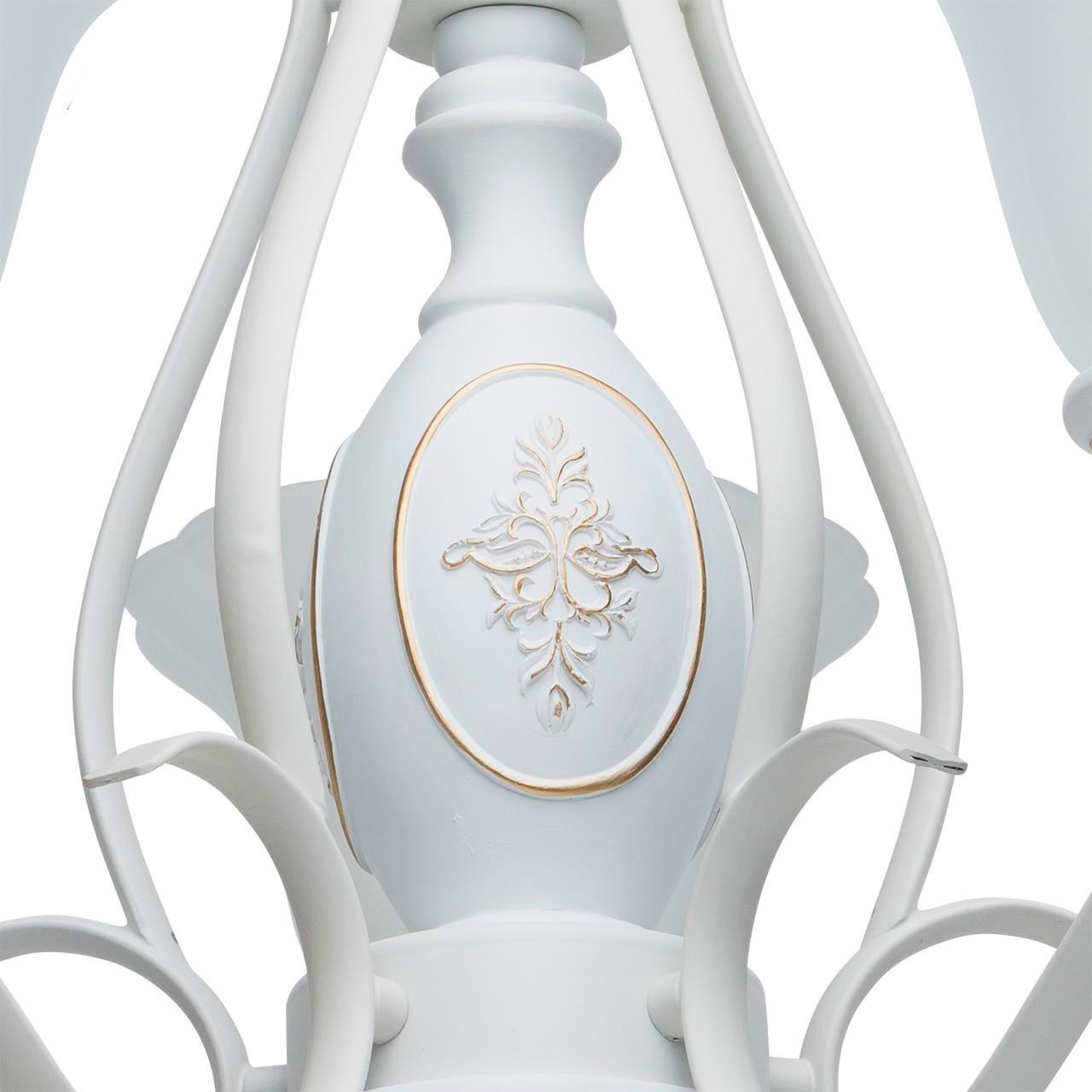 Подвесная люстра MW-Light Версаче 639011505 белая MW-LIGHT ДИЗАЙНЕРСКИЕ, ВЕРСАЧЕ 185467 Белый  - Вид №2