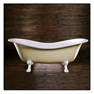 Ванна Akcjum Cleopatra WR-05-01-Kb-J овальная кремовая с белыми ножками