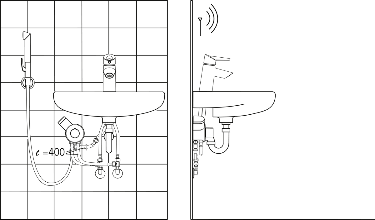 Oras 2713F Смеситель для умывальника, 3 V 2713F Optima Хром  - Вид №3