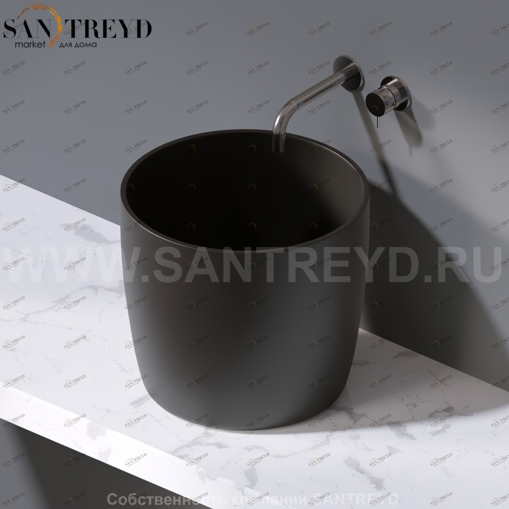 L106.105 Накладная раковина на столешницу  овальная A. e T. Italia PILLAR AeT ITALIA