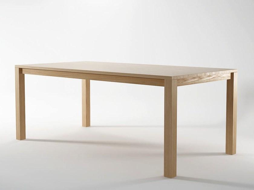 KARPENTER Прямоугольный деревянный обеденный стол Solid sun-id-1368451 - Вид №1