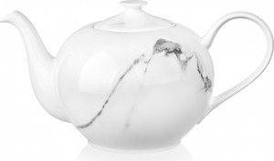 10578994 Dibbern Чайник круглый Dibbern "Каррара" 1,3л Фарфор костяной