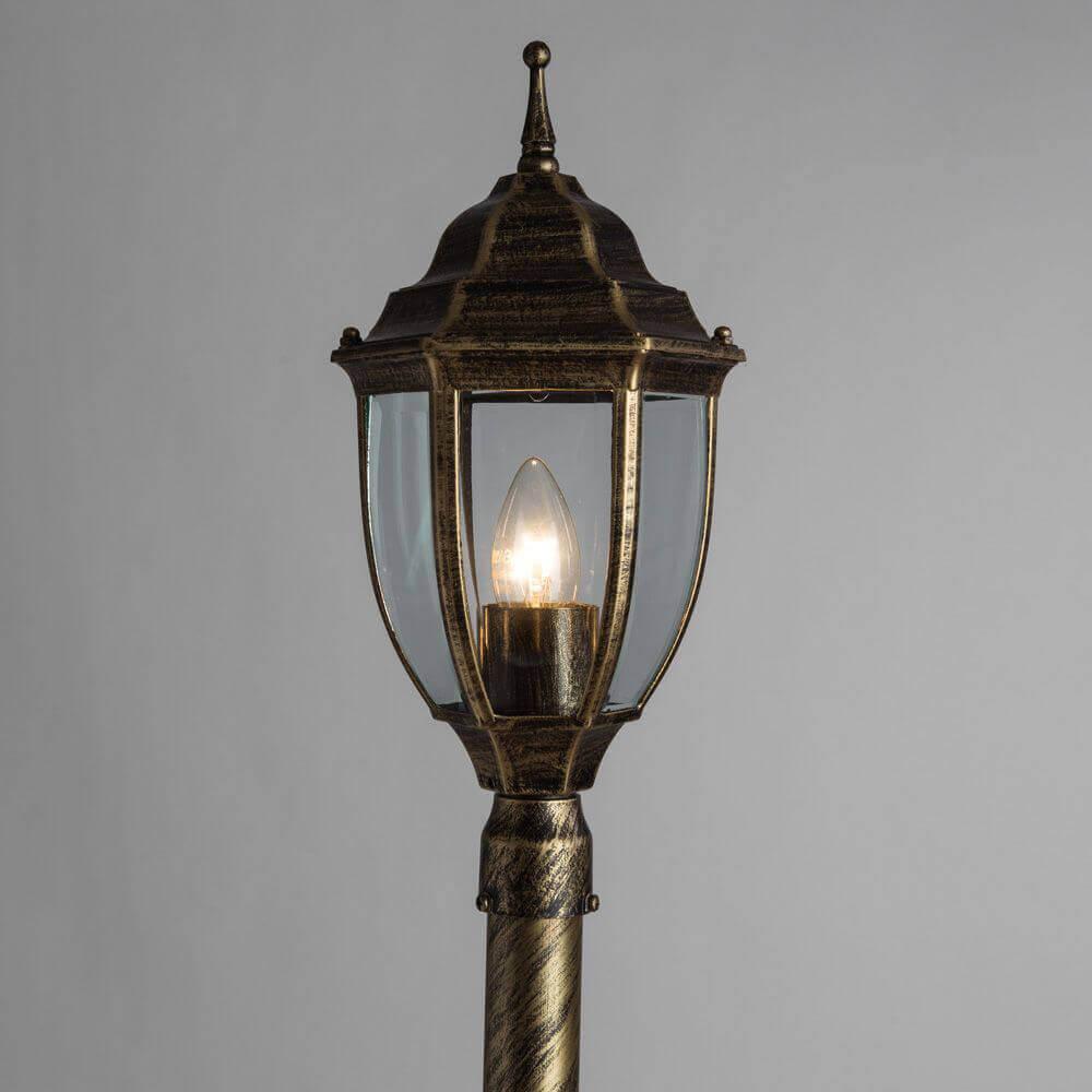 Уличный светильник коричневый Arte Lamp Pegasus A3151PA-1BN ARTE LAMP ФОНАРЬ 00-3898683 Коричневый  - Вид №1