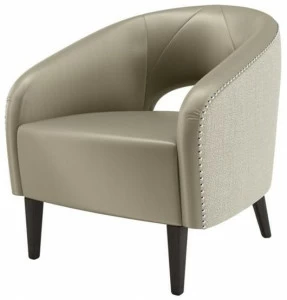 FRATO Кресло из атласа с подлокотниками  Fup010011aah