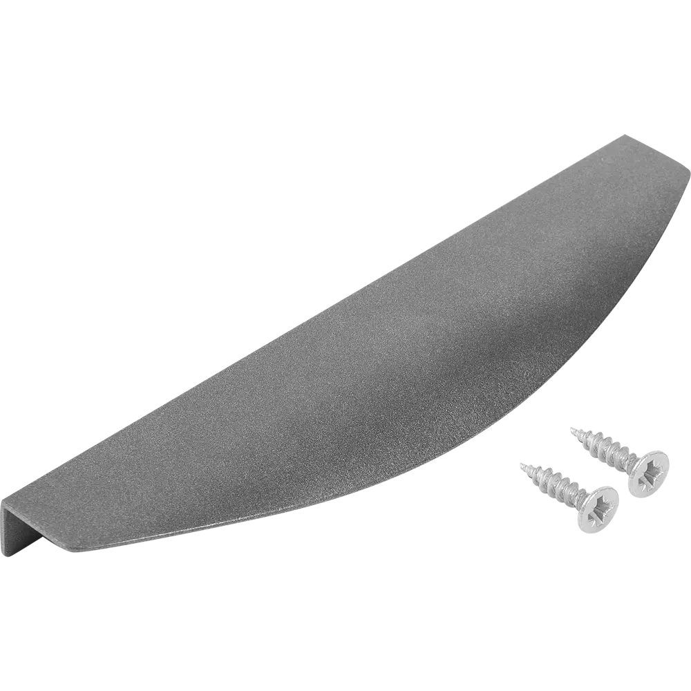 Мебельная ручка-профиль графит 128 мм Jet STLM-2011249 - Вид №4