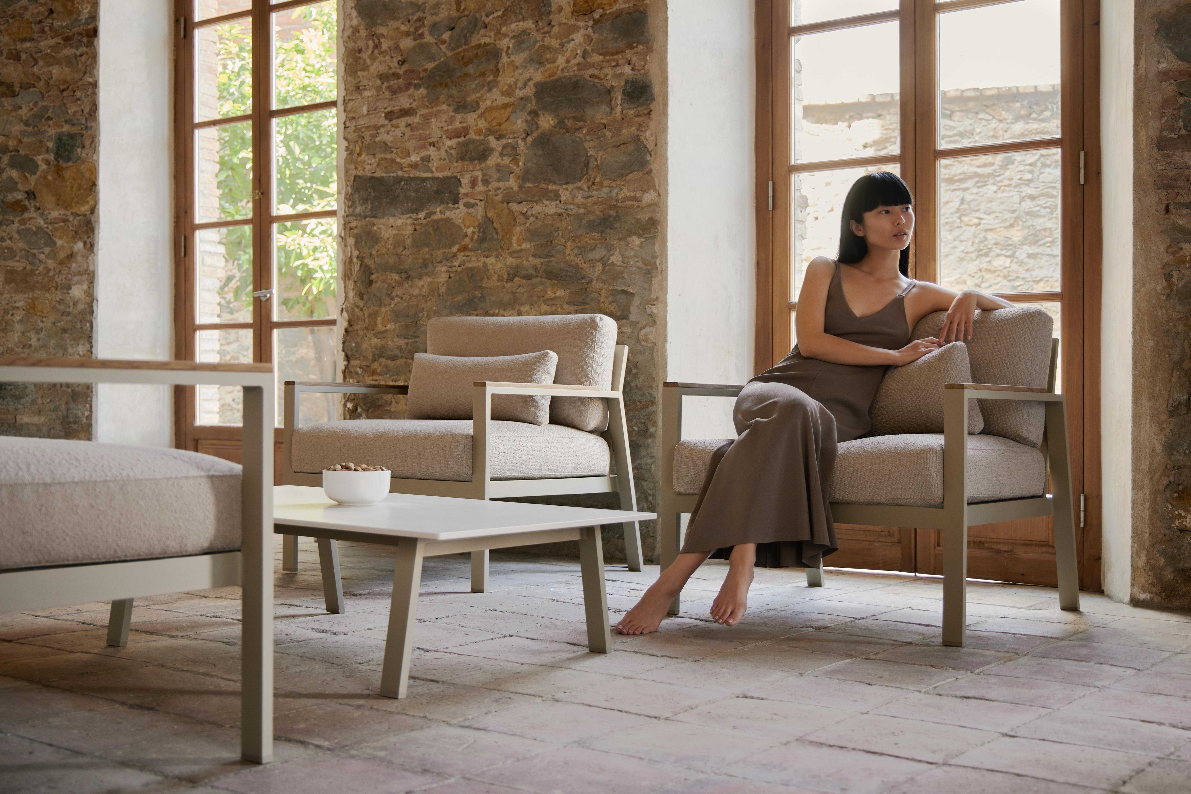 Тканевое кресло с подлокотниками GANDIABLASCO Вне времени ARCH-00138107 - Вид №12