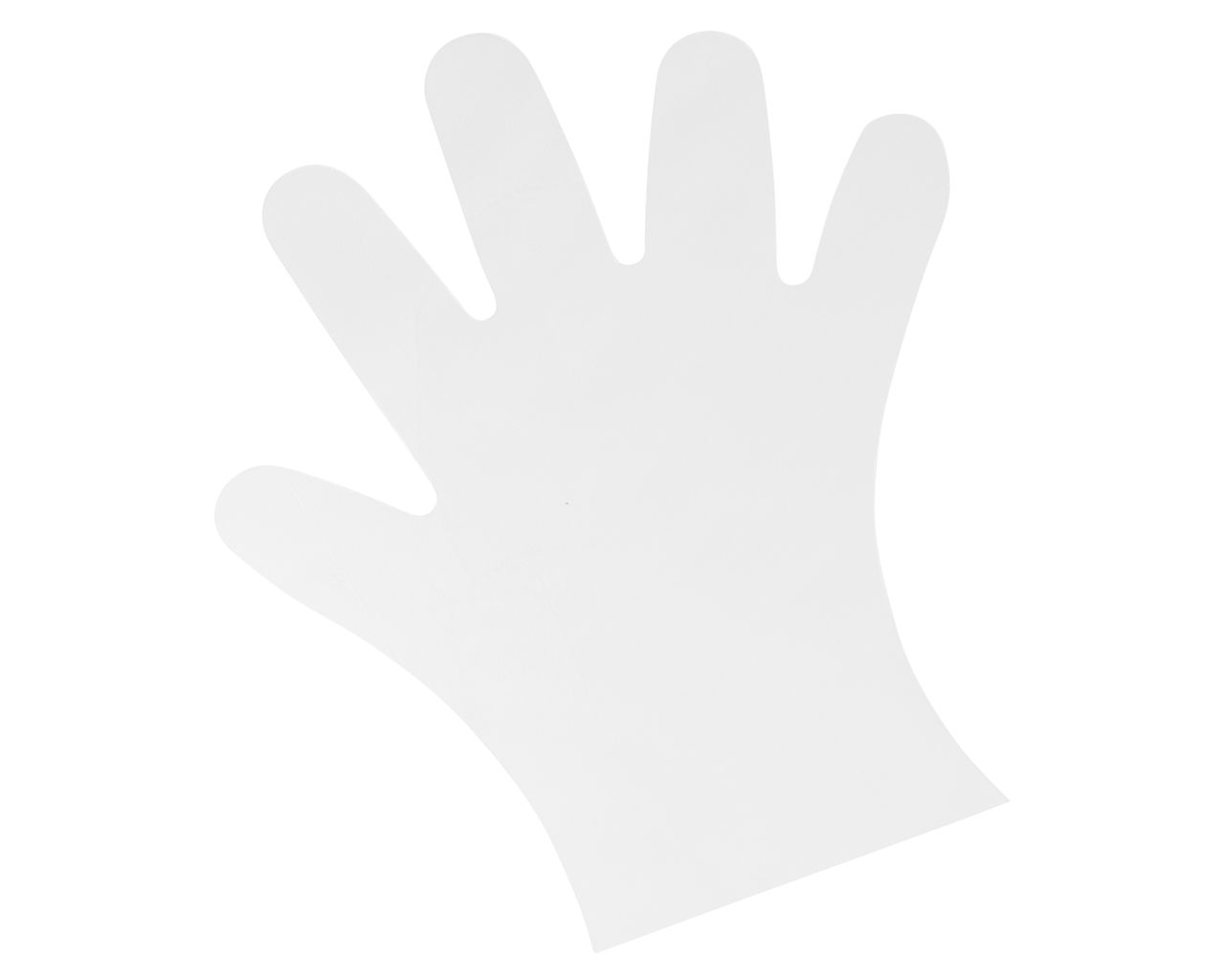 TRT505 Гибридные прозрачные противоскользящие перчатки, упаковка 200 шт. Merida  - Вид №1