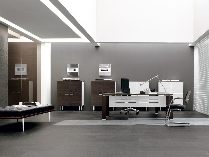 Sinetica Исполнительный угловой письменный стол из дерева Tao sun-id-1432620 - Вид №9