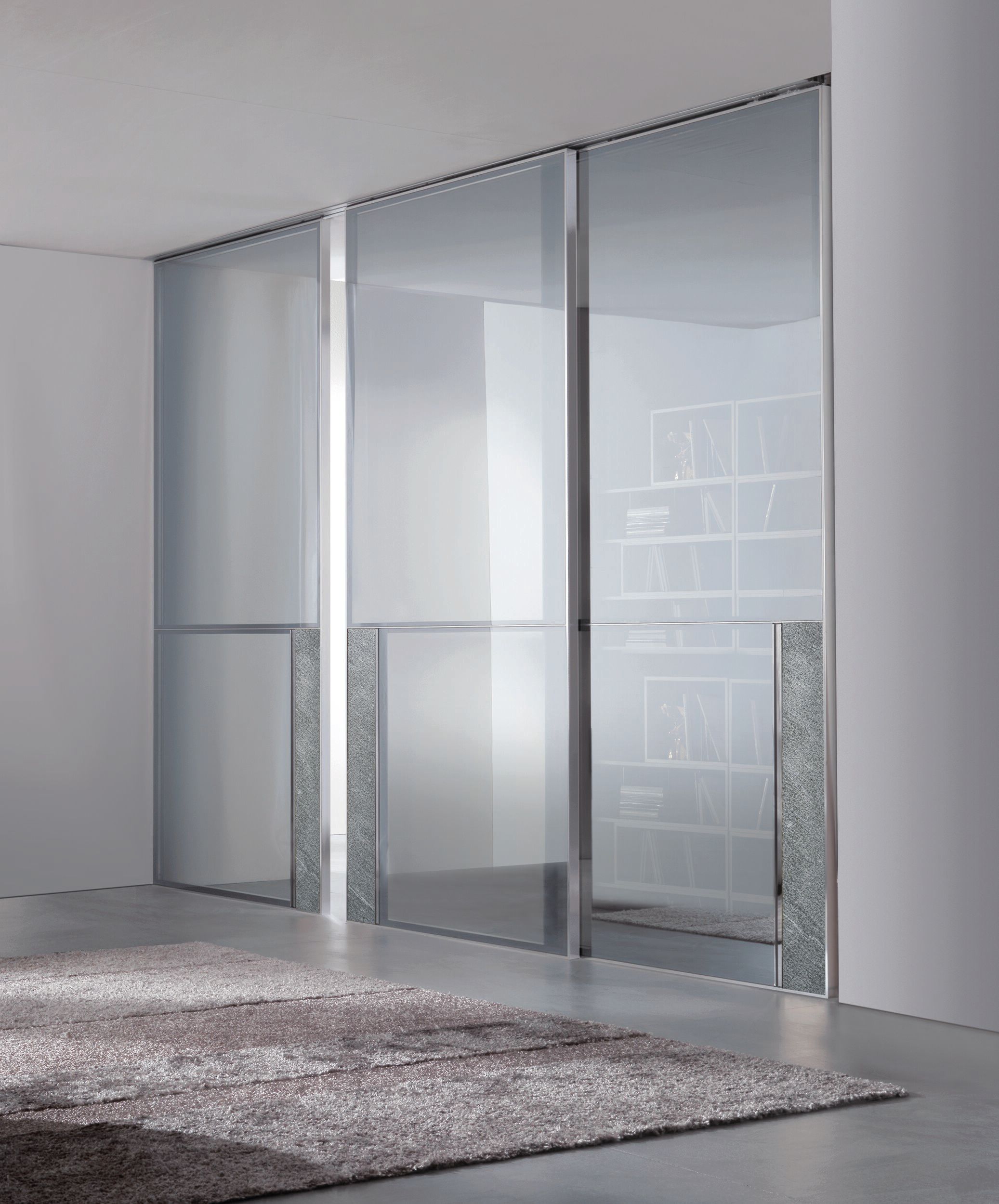 Стеклянная дверь Longhi Алюминиевые шикарные двери ARCH-00064230 - Вид №3