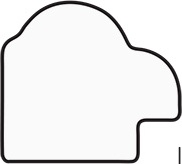 BY 1047 Зеркало в багетной раме - витая бронза 26 mm EVOFORM Definite - Вид №3