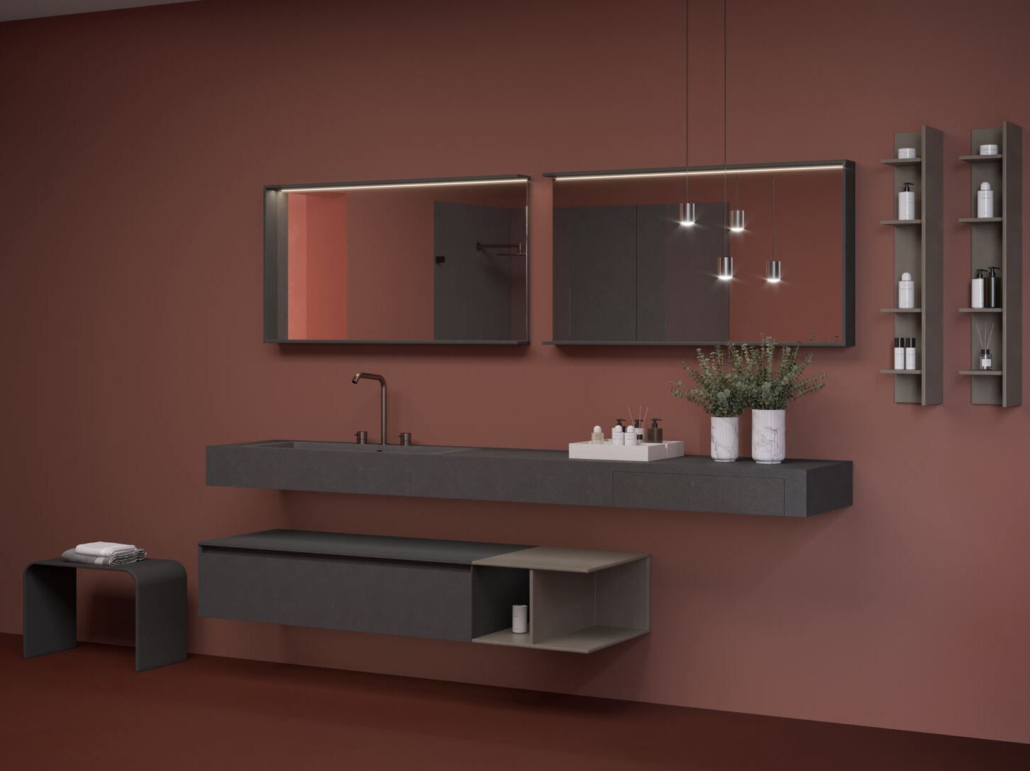 Мебель для ванной комнаты Corian® Acquapazza чистый ARCH-00050421