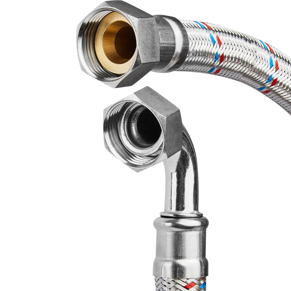 Гибкая подводка для воды ДТРД 1" гайка - гайка 100 см STLM-2145477 - Вид №1