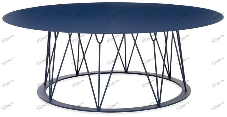 Garda Furniture Низкий круглый журнальный столик из стали с порошковым покрытием Ataman Ga05xl