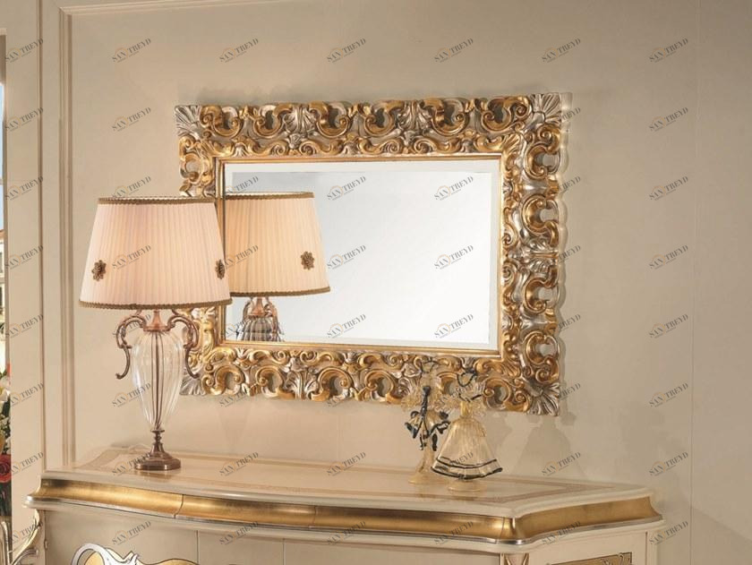 SCAPPINI & C Прямоугольное зеркало из дерева с настенной рамой 35th anniversary 2039