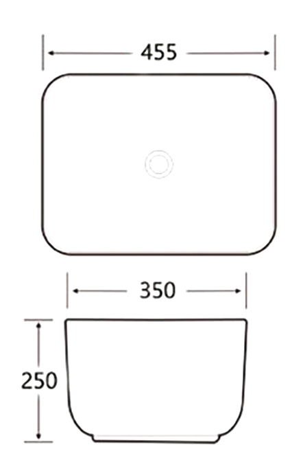 Раковина чаша SL-1113BM SANTILINE  - Вид №1