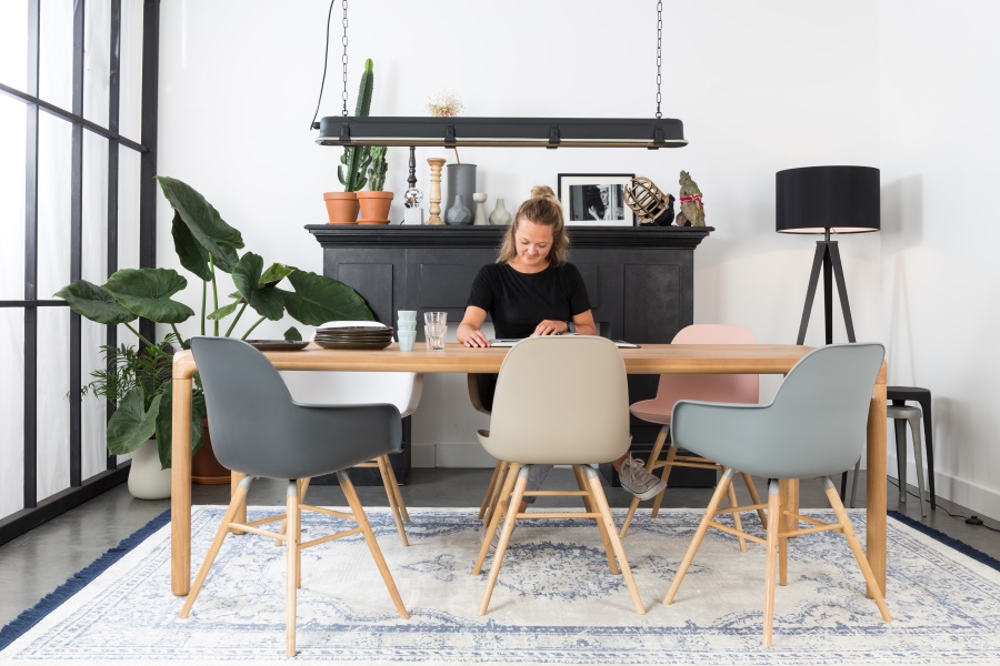 Кресло Albert Kuip белое Zuiver 1200131 - Вид №6