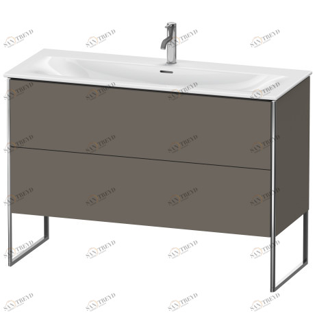 XS452609090 XSquare Тумбочка напольная Фланелево-серый шелковисто-матовый лак Duravit