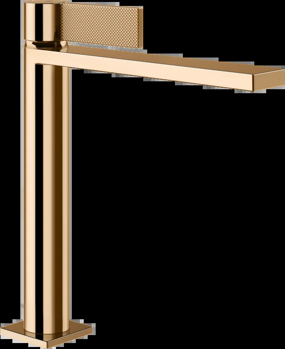 Смеситель для умывальника 73655 735 Gessi Inverso ТЕПЛАЯ БРОНЗА PVD