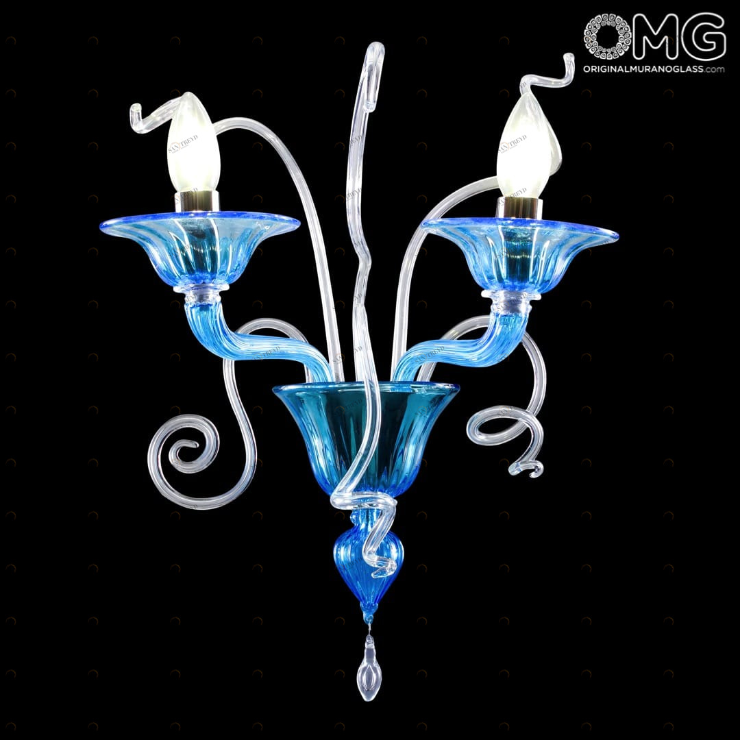 2154 ORIGINALMURANOGLASS Бра Карнавал - Luxury - муранское стекло 25 см 