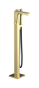 Напольный смесиель для ванны с встроенным душем. WE ARE IB wa320np_23 Pale Gold Wave