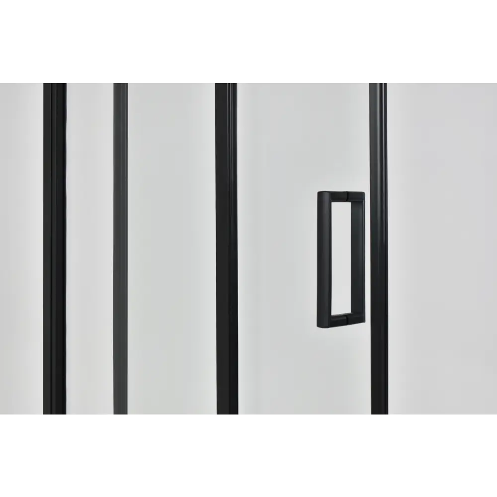 Душевая ширма Метакам Apart Black квадратная 90x90x185см цвет профиля черный раздвижная стекло 4мм прозрачное STLM-2206302 - Вид №34