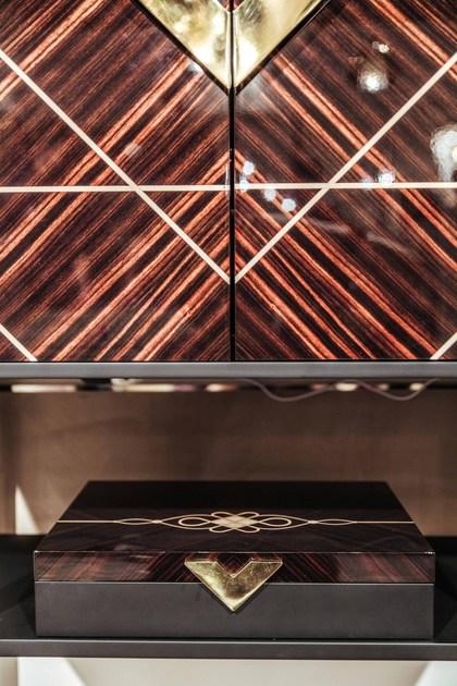 Vismara Design Барный шкаф из черного дерева Luxury entertainment sun-id-1492438 - Вид №7