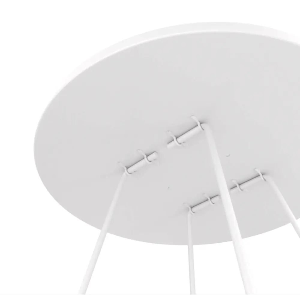 Sheffilton Круглый кофейный столик 45 см в белом цвете 89009919 STLM-1085358 - Вид №3