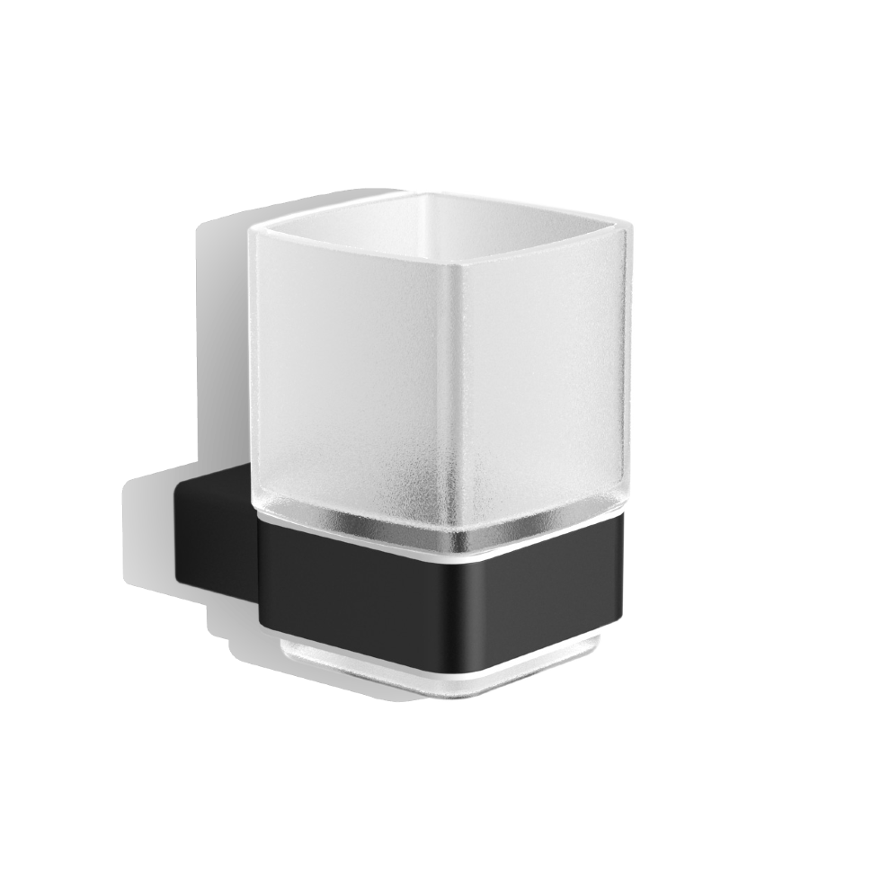 11311A-BP Стакан VICO подвесной цвет черный матовый LANGBERGER VICO, BLACK EDITION