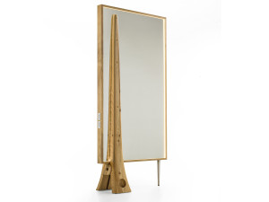 Кедровое зеркало со встроенным освещением