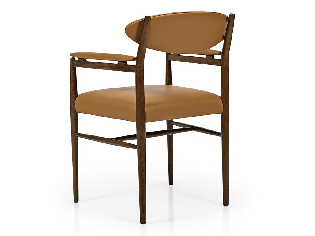 Деревянный мягкий стул с подлокотниками More Contract Wink ARCH-00012772 - Вид №1