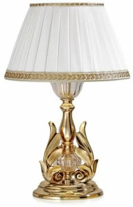 Possoni Illuminazione Градиентная лампа из чистого золота с кристаллами и абажуром Lucilla 550/lg