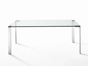 Desalto Стол из стали и стекла Liko glass