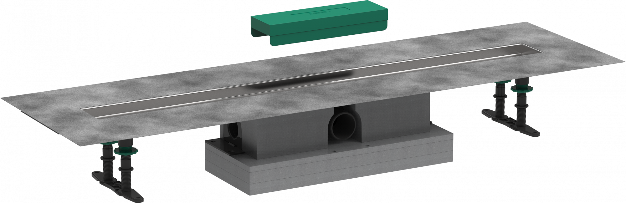 56025180 uBox universal Комплект для стандартной установки - 900 для отделочных комплектов душевых желобов Hansgrohe 