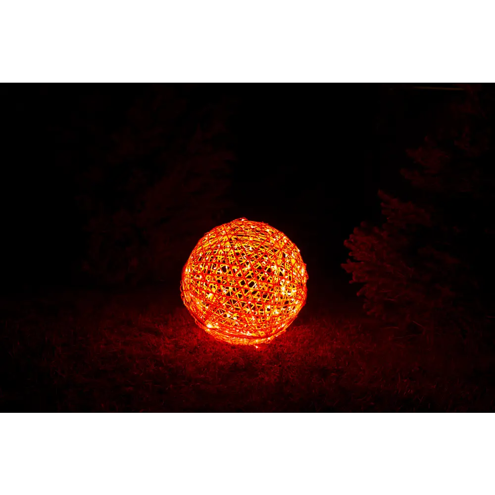 Электрическая светящиеся фигура Шар 200 LED 120x120x120 см теплый белый свет 86164037 STLM-2172521 AJURIO 