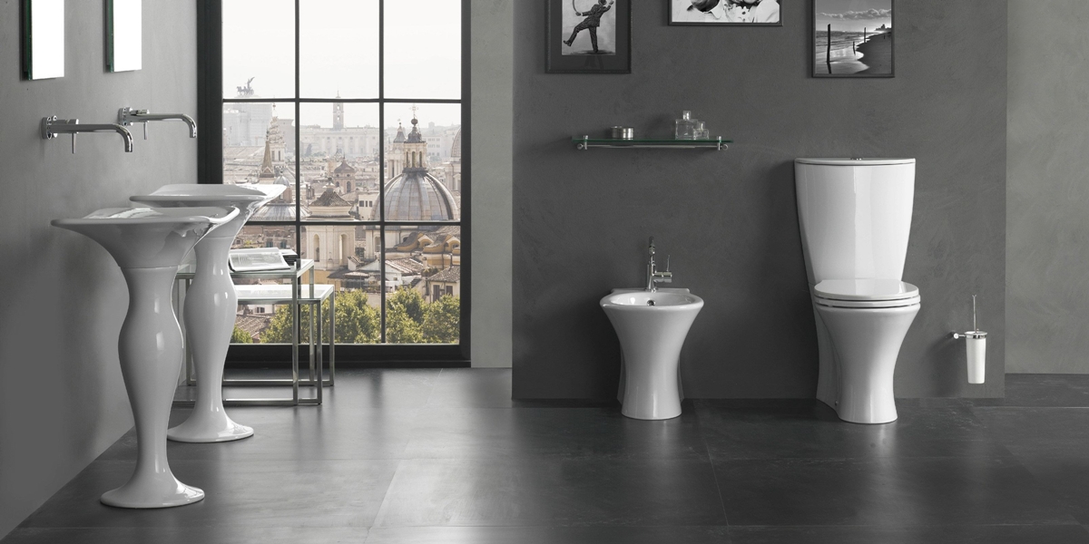 04FO12FO Компакт унитаз с бачком Белый Olympia Ceramica FORMOSA Италия - Вид №1