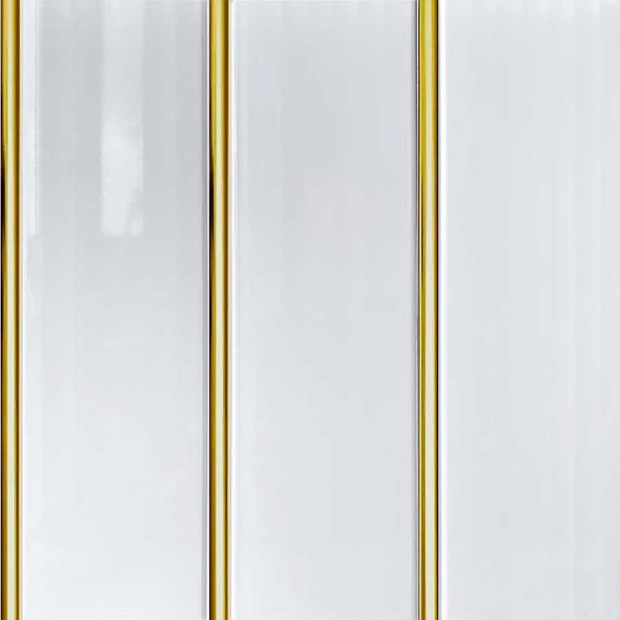 Панель ПВХ Gold Line лак 3-х пол 3,0*0,25м STELLA Premium (10) Premium 3-х секционная STSR-1995