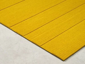 BUXKIN Прямоугольный коврик ручной работы из шерстяного фетра Stripes