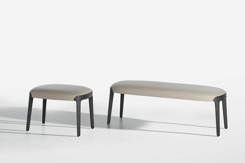 Potocco Низкий стул из кожи Velis 942/04 - Вид №1