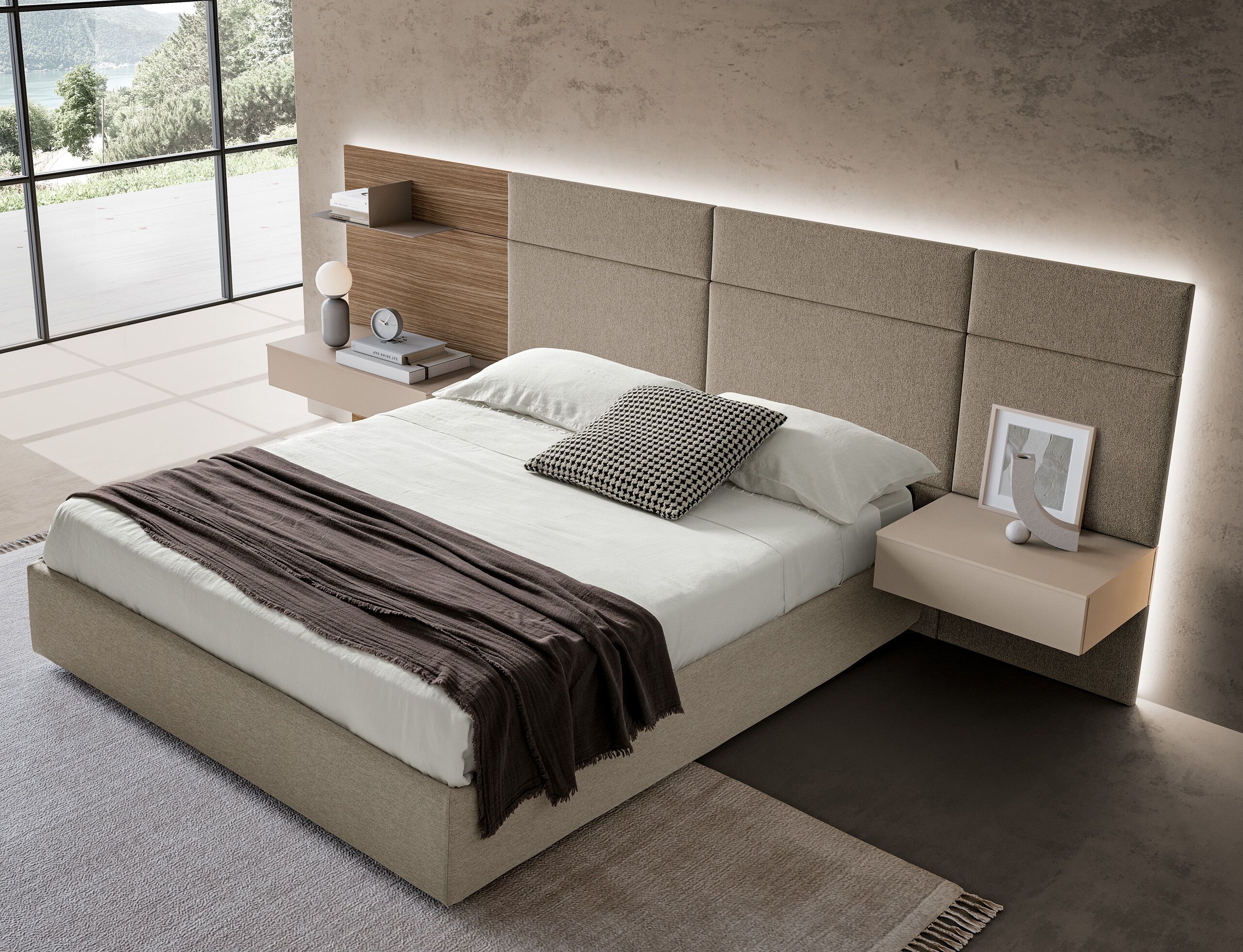 Подвесная тумбочка из меламиновой ткани с ящиками Adok Fly ARCH-00060712 - Вид №3