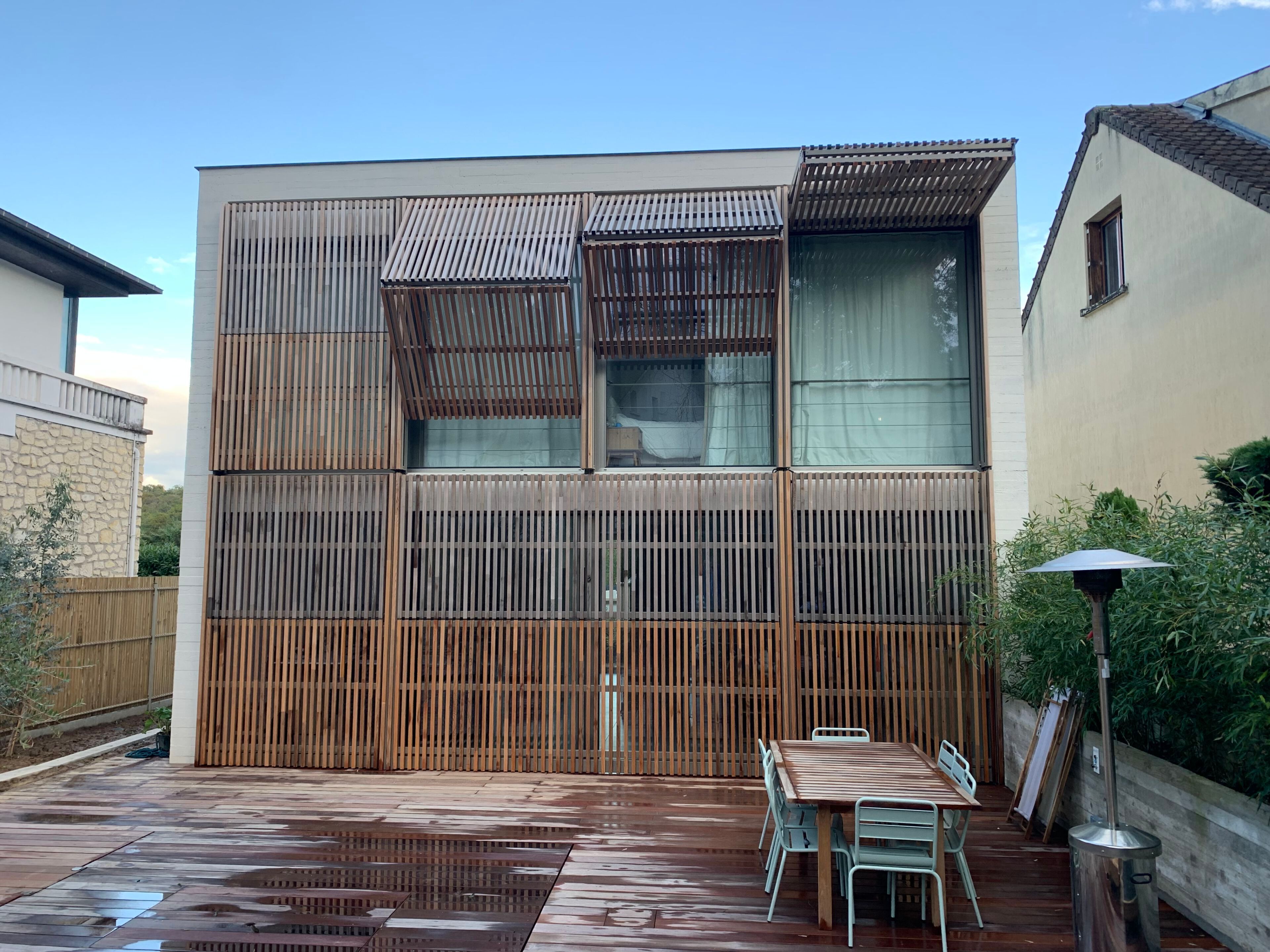 Motorized aluminium solar shading ROSSENI LIFTING FOLDING SHUTTER ARCH-00116007 - Вид №12