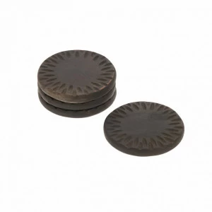 Подставка деревянная круглая резная Djene от La Forma LA FORMA DJENE 00-3865315 Коричневый