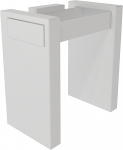 BXLACOL80BWLC1 Напольная раковина стоящая GSG CERAMIC