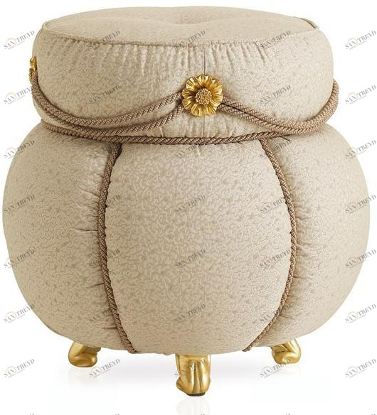 A.R. Arredamenti Круглый пуф из ткани Harmony 362