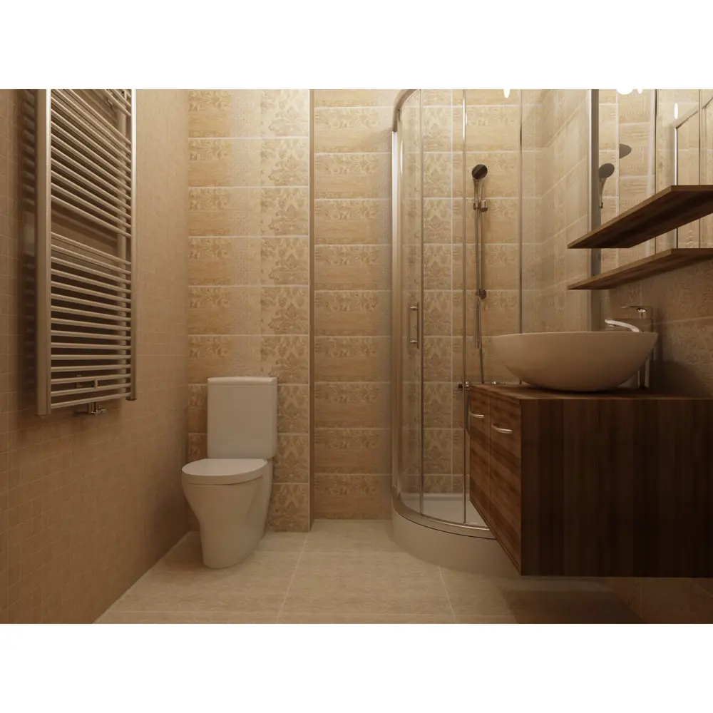 Плитка настенная Marmi Beige 20.1х50.5 см 1.52 м2 цвет бежевый 16358672 STLM-2068833 Azori  - Вид №3