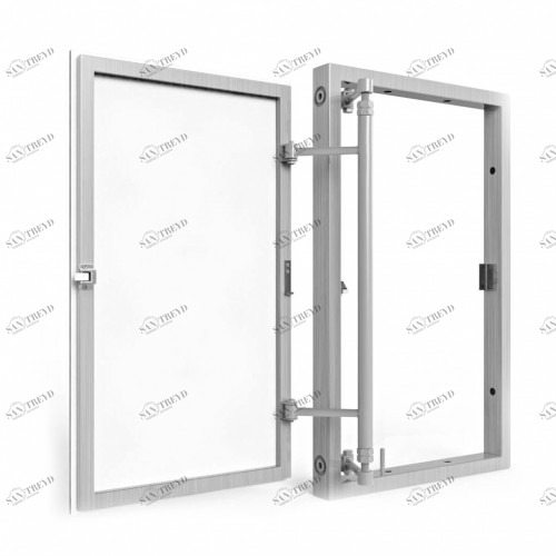 Алюминиевый люк под плитку, распашной, нажимной с регулировкой 300Х400 ВОЗРОЖДЕНИЕ sun-id-1025123