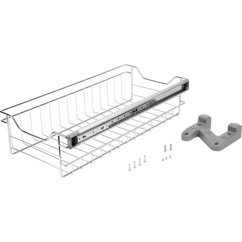 Корзина для шкафа выдвижная Spaceo 28x50 см металл STLM-2104449 - Вид №2