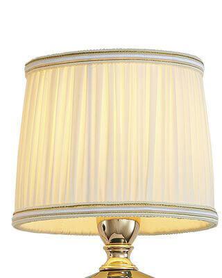 Бра с белыми абажурами синее "Макей" 1031/2W-GD-DGN-WT LUMIEN HALL МАКЕЙ 00-3931601 Белый;золото;синий  - Вид №1