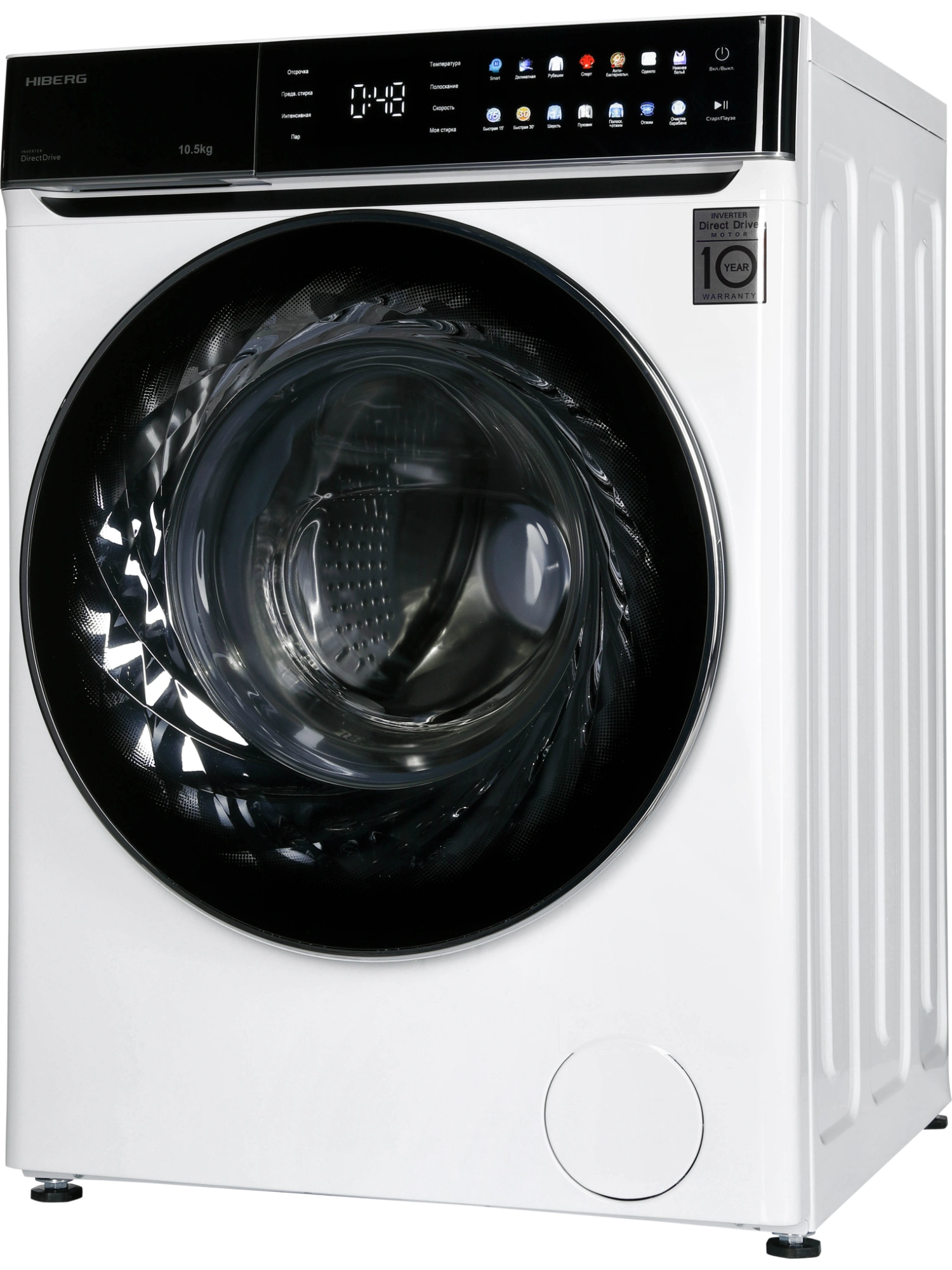9238392 Стиральная машина HIBERG i-DDQ11 - 1014 W белый STDN-0103001 - Вид №3