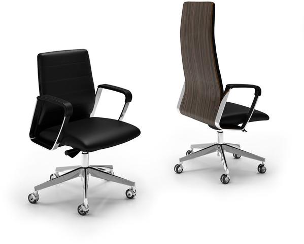 Quadrifoglio Стул для руководителя с низкой спинкой Directa sun-id-1351991 - Вид №1