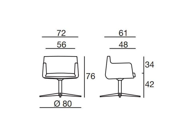Спицевое кресло Sesta Ada 4 ARCH-00010112